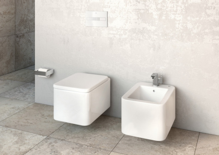 Биде подвесное Roca Element 357576000 с отверстием под смеситель фото