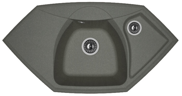 Кухонная мойка САРДИНИЯ Florentina 20.150.D0980 чёрный фото