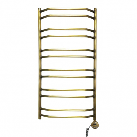 Полотенцесушитель электрический Domoterm Лаура П12 (500х985) (бронза) правый фото