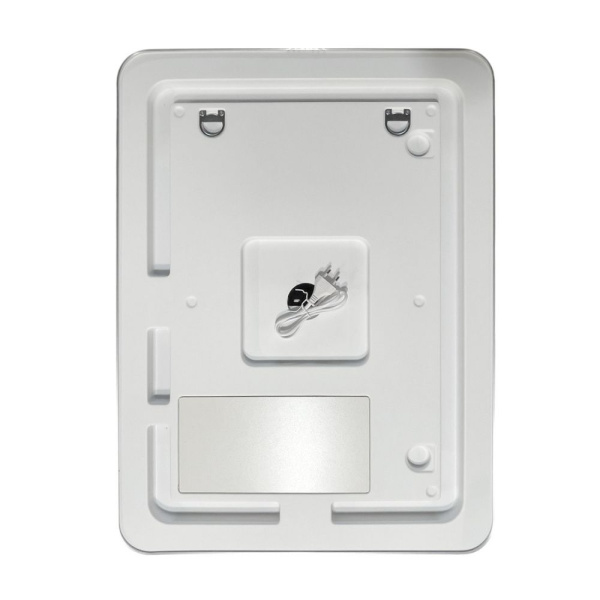 Зеркало с LED-подсветка, бесконтактный сенсор Comforty Ситара-60 00-00014167 серебрянное матовое фото