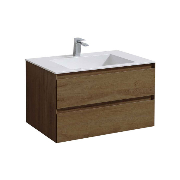 Тумба под раковину Vincea Luka VMC-2L800TO T.Oak 80 см фото