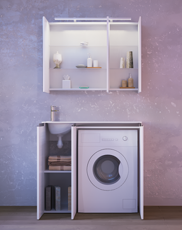 Зеркало-шкаф Raval Great Gre.03.100/W фото