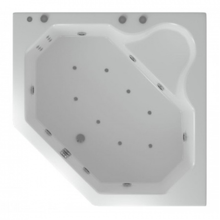 Акриловая ванна Aquatek Лира с гидромассажем 150x150 фото