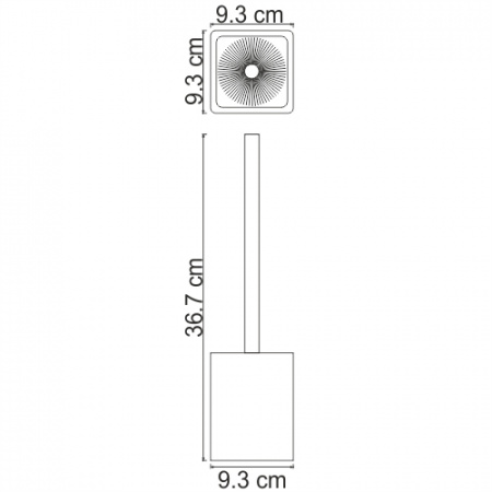 Ершик для унитаза WasserKRAFT Oder K-9627 фото