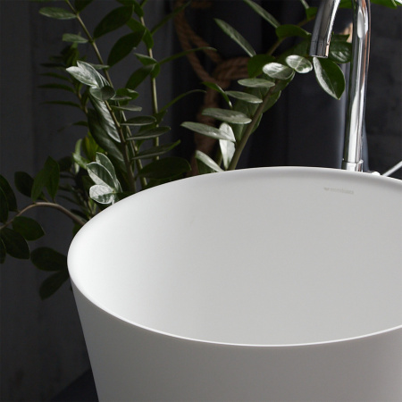 Напольная раковина Montebianco Pisa Cono 11237 50x50 фото