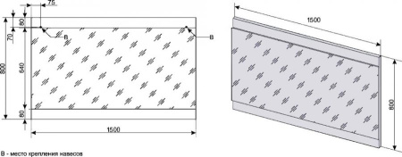 Зеркало Style Line Даллас 150 Люкс СС-00002354 150x80 фото