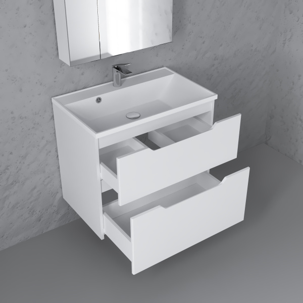 Тумба с раковиной Raval Wector 70 Wct.01.70/P/W/MD фото