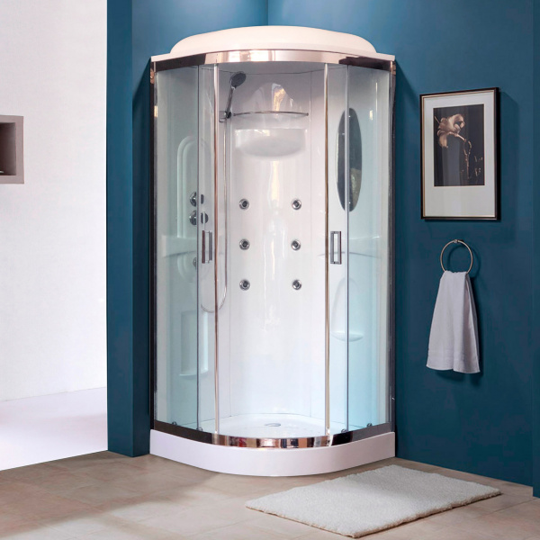 Душевая кабина Royal Bath HK RB90HK2-T-CH 90x90 фото