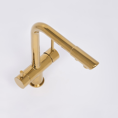 Смеситель для кухни под фильтр WasserKRAFT A8377 глянцевое золото фото