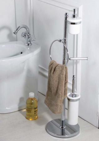 Комбинированная напольная стойка для туалета Cezares Olipm OLIMP-WBD-01-M хром фото