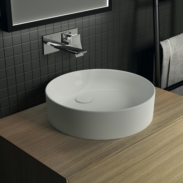 Накладная раковина Ideal Standard Conca T3696V1 45x45 белая матовая фото