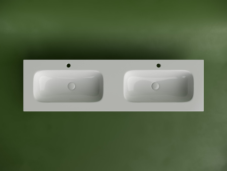 Двойная раковина Ceramica Nova Grace CN7023 161x45 фото