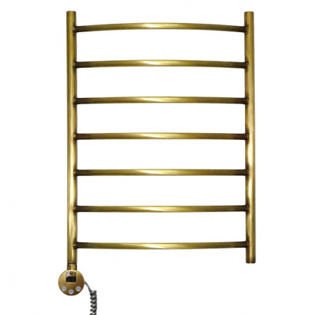 Полотенцесушитель электрический Domoterm Калипсо П7 (500х700) (бронза) левый фото