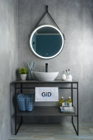 Накладная раковина-чаша Gid 9138 41x34 белая глянцевая фото
