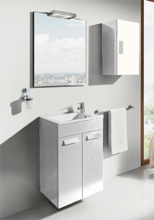 Тумба с раковиной Roca Debba ZRU9302710 50 см белый фото