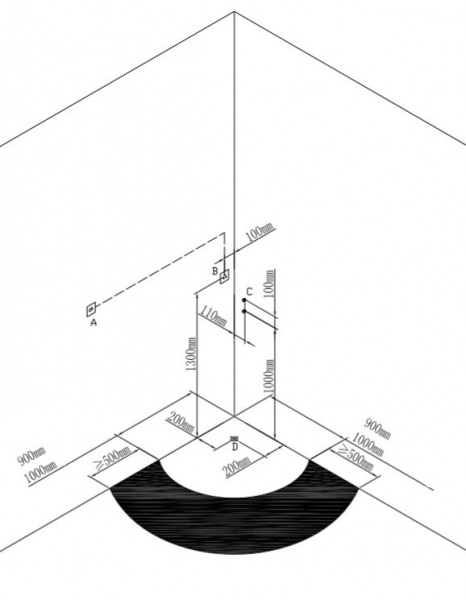 Душевая кабина с гидромассажем Acquazzone Alexandra 90 90х90х220 фото