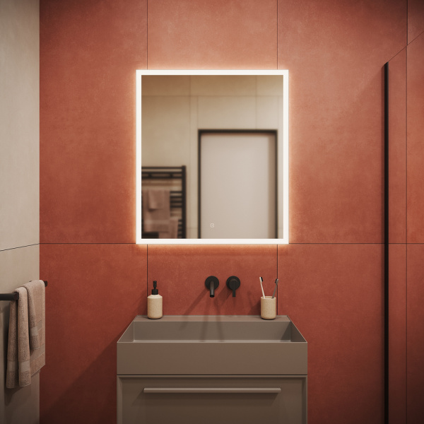 Зеркало с подсветкой Sancos Palace PA700 70x80 фото