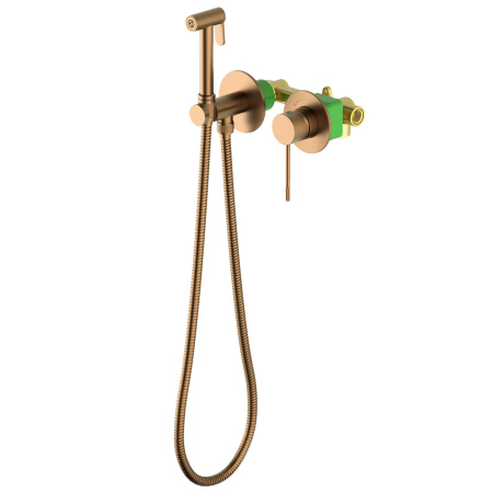 Гигиенический душ со смесителем Timo Saona 2339/19SM Розовое золото фото