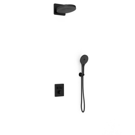      Душевая система скрытого монтажа с термостатом Vincea Inspire VSFW-3I21MT1MB черная матовая фото