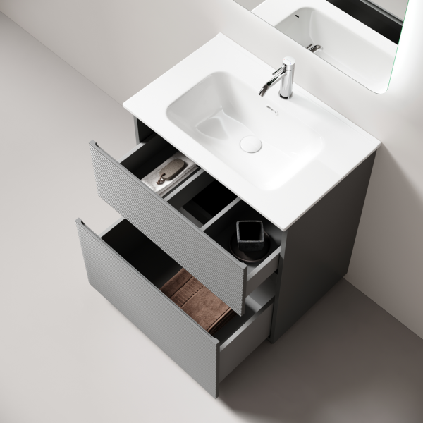 Тумба под раковину Sancos Folk Floor FL70FES Ergraut soft фото