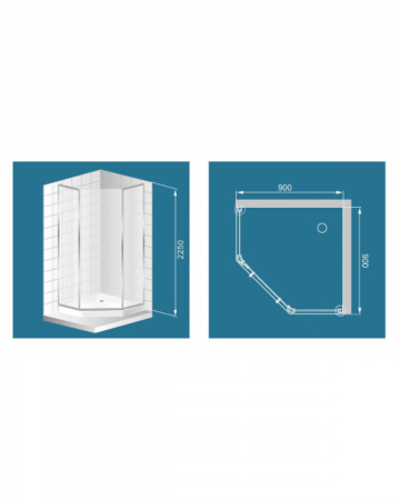 Душевая кабина Bolu Prizmas BL-100 фото