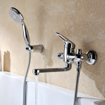 Смеситель для ванны с душем Lemark Luna LM4114C фото