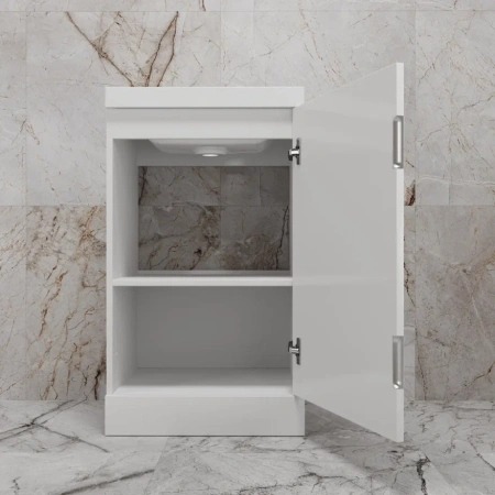 Тумба напольная Style Line Моно ЛС-00002449 белая фото