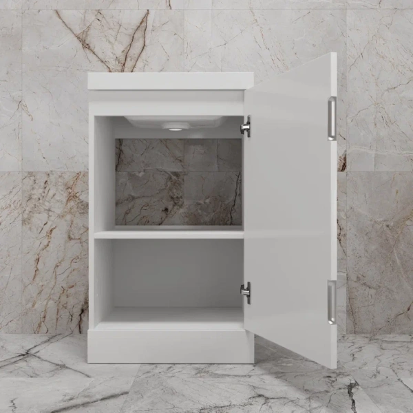 Тумба напольная Style Line Моно ЛС-00002449 белая фото