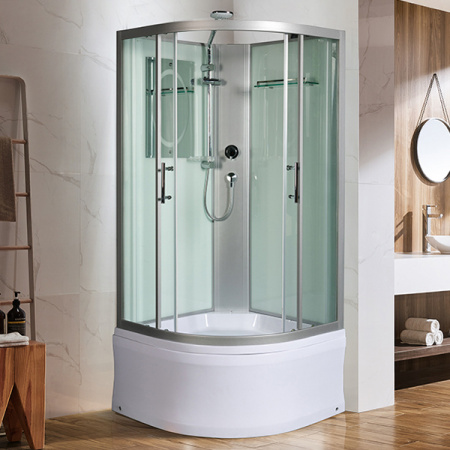 Душевая кабина Weltwasser WW500 Halle HALLE 1001 100x100 без крыши фото