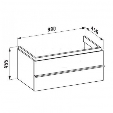 Тумба под раковину Laufen Living 4.0128.2.075.463.1 фото