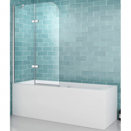 Шторка на ванну распашная Abber Ewiges Wasser AG51120 120 см прозрачное стекло фото