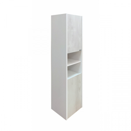 Шкаф-пенал Comforty Женева-35 дуб белый фото