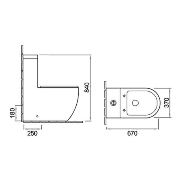 Унитаз напольный SantiLine SL-5011 фото