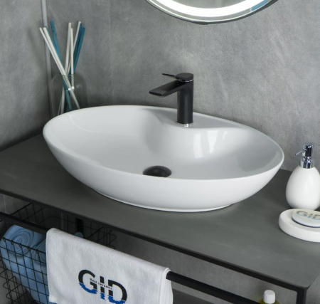 Накладная раковина GID 9438 65х43 фото
