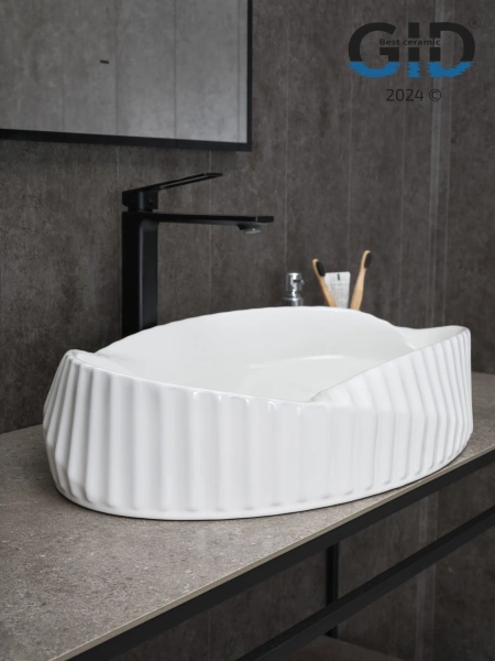 Накладная раковина GID 888s 51223 60x38,5 фото