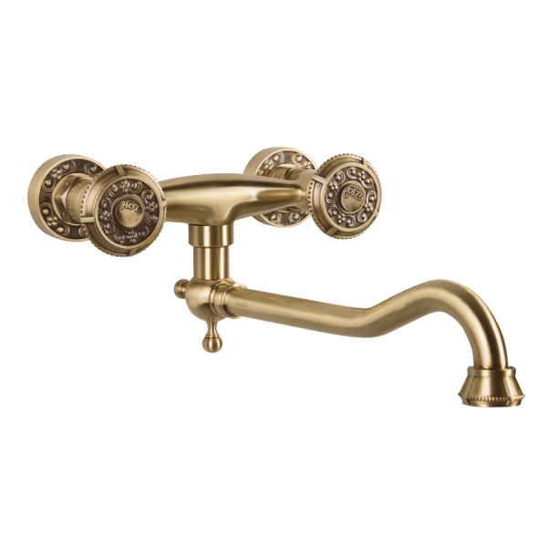 Смеситель для раковины двухвентильный Bronze de Luxe Royal 10115 фото