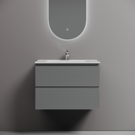 Тумба под раковину Sancos Folk FL70ES Ergraut soft фото