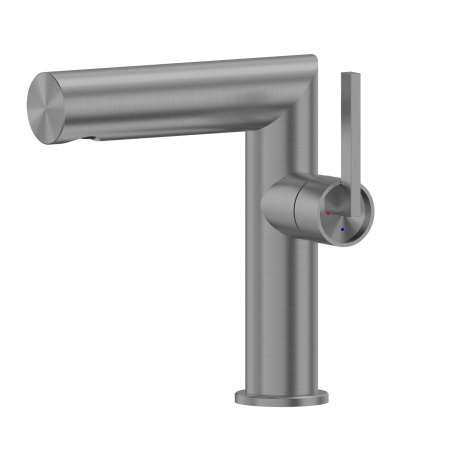 Смеситель для раковины Abber Perfekte 316 AF8A10BGG оружейная сталь брашированная фото