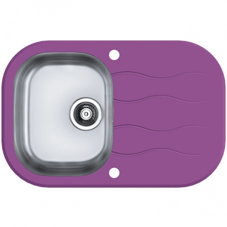 Мойка для кухни Alveus Wave 20, (фиолетовое стекло) фото