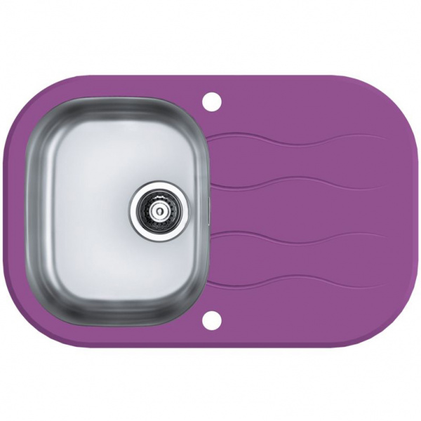 Мойка для кухни Alveus Wave 20, (фиолетовое стекло) фото