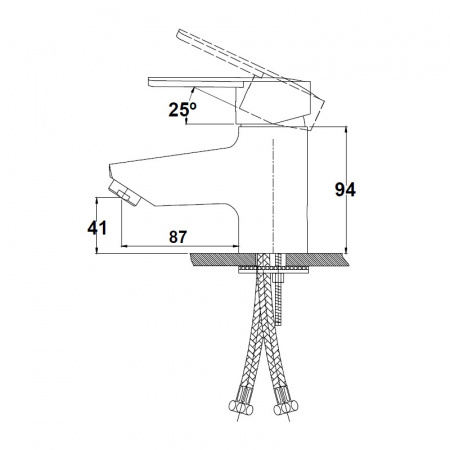 Смеситель для раковины Kaiser Orbit 20011 фото