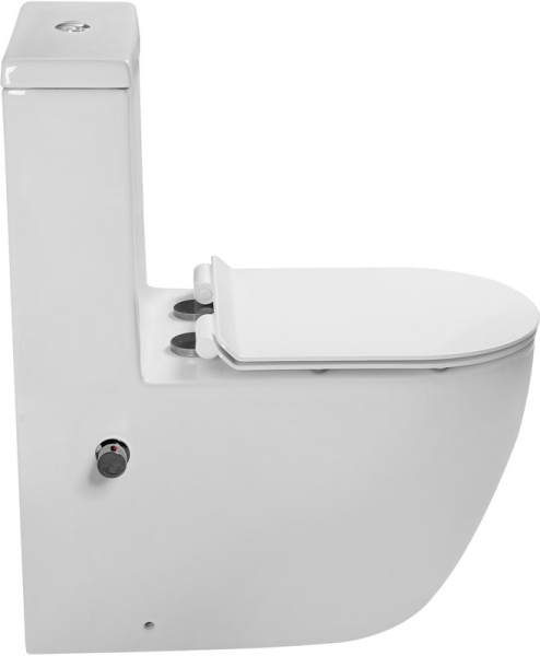Унитаз напольный безободковый с функцией биде SantiLine SL-5011SM-BD фото