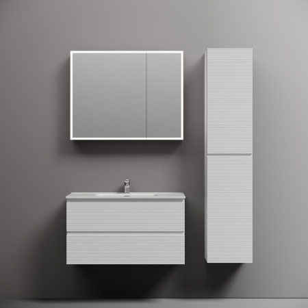 Тумба под раковину Sancos Folk FL90W белая фото