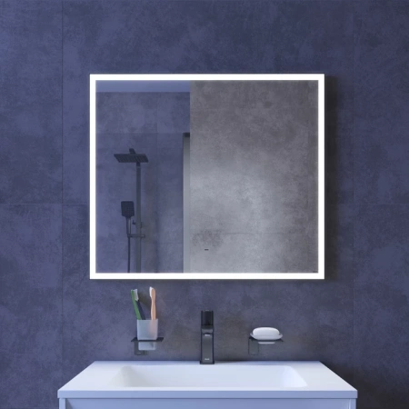 Зеркало с подсветкой и термообогревом Iddis Slide SLI8000i98 80x70 фото