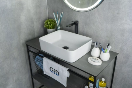 Накладная раковина GID 9103 48х37 фото