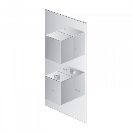 Смеситель для ванны термостатический Omnires Fresh FR7136ROCR фото