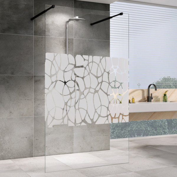 Душевая перегородка ABBER Immer Offen AG68100BF8 100 см фото