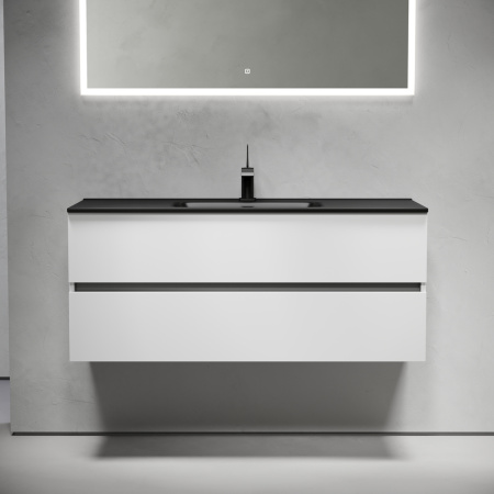 Тумба под раковину Sancos Urban UR120-1W белый глянец фото