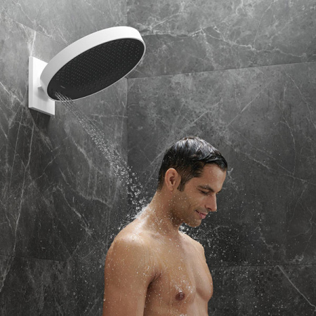 Верхний тропический душ Hansgrohe Rainfinity 3 jet 26234700 белый матовый фото