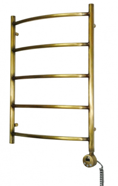 Полотенцесушитель электрический Domoterm Калипсо П5 (500х700) (бронза) правый фото